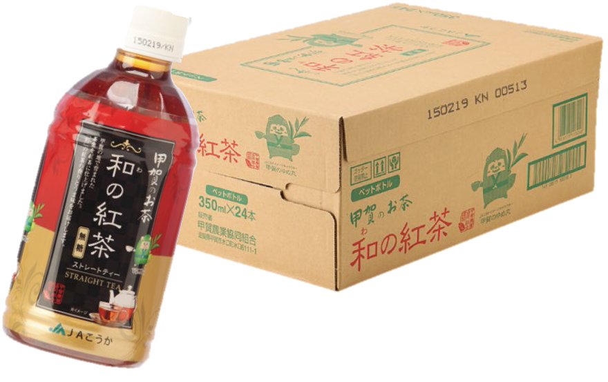 『甲賀のお茶　和の紅茶　ペットボトル』350ml