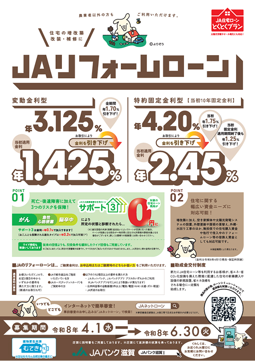 JAリフォームローン