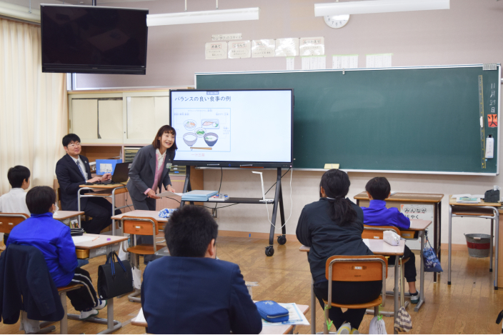 食の大切さを伝えるJA理事